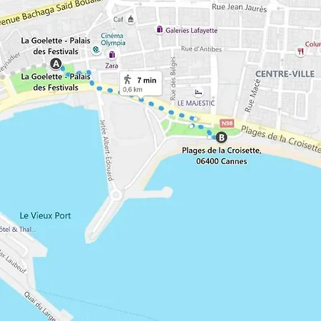 La Goelette - Palais Des Festivals Apartman Cannes