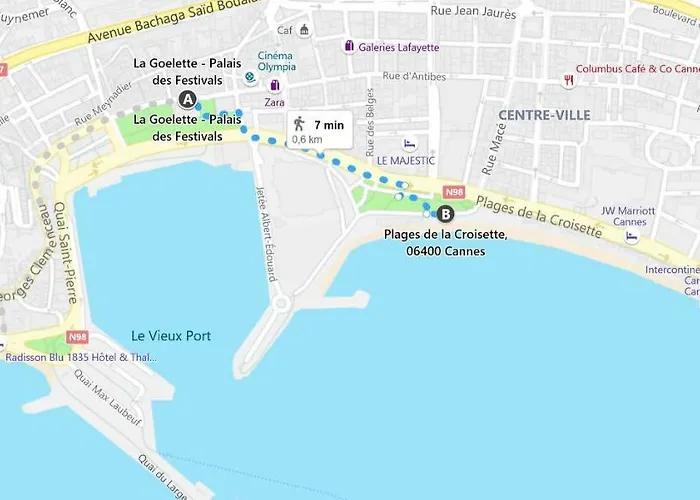 La Goelette - Palais Des Festivals Lägenhet Cannes